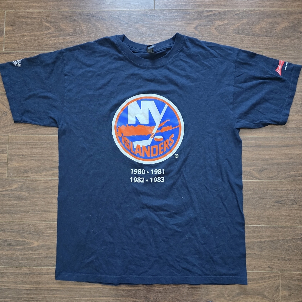 3 For 15 Navy Blue Islanders Graphic T-Shirt